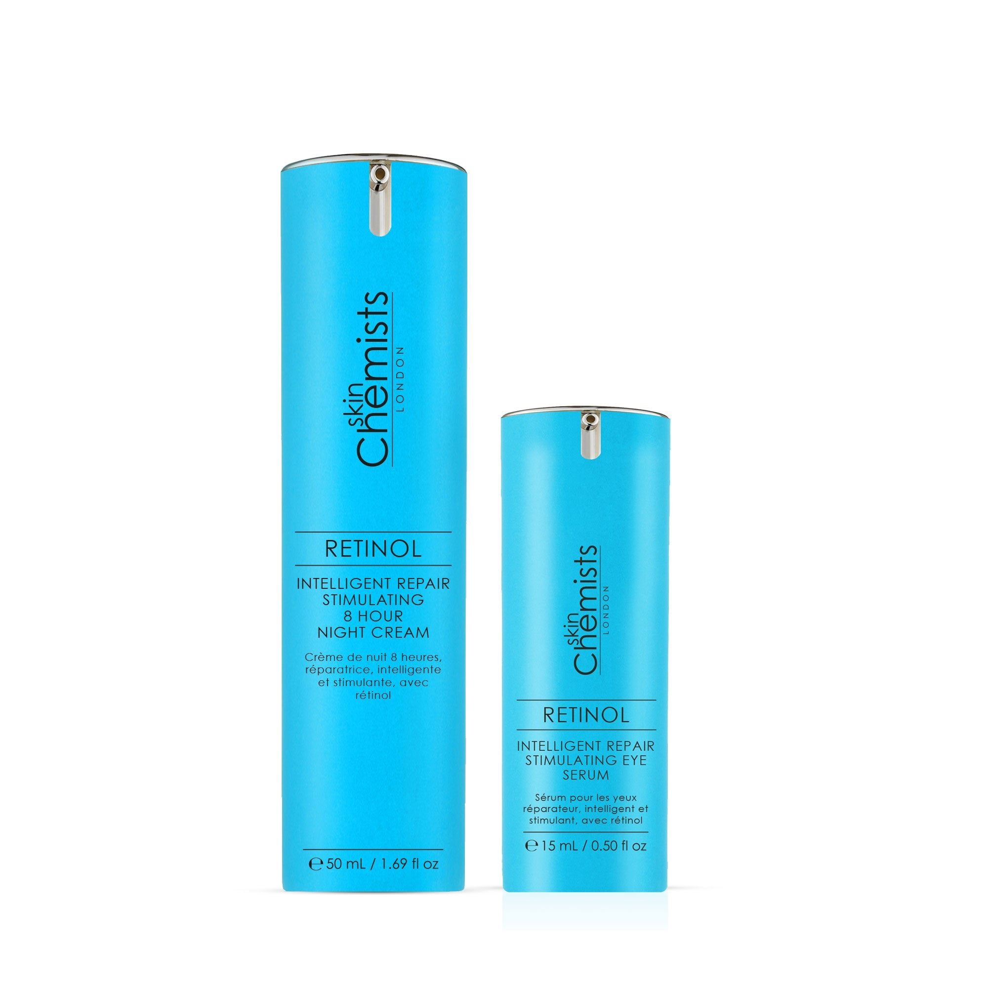 SC Retinol Intelligent Repair Night Cream and Eye Serum - skinChemists