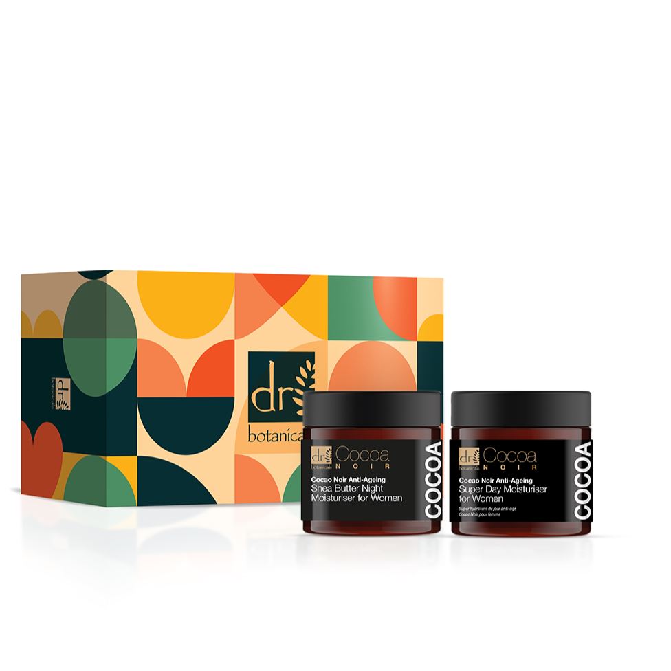 Dr Botanicals Cocoa Noir Anti-Ageing Night Moisturiser & Day Moisturiser Kit - skinChemists