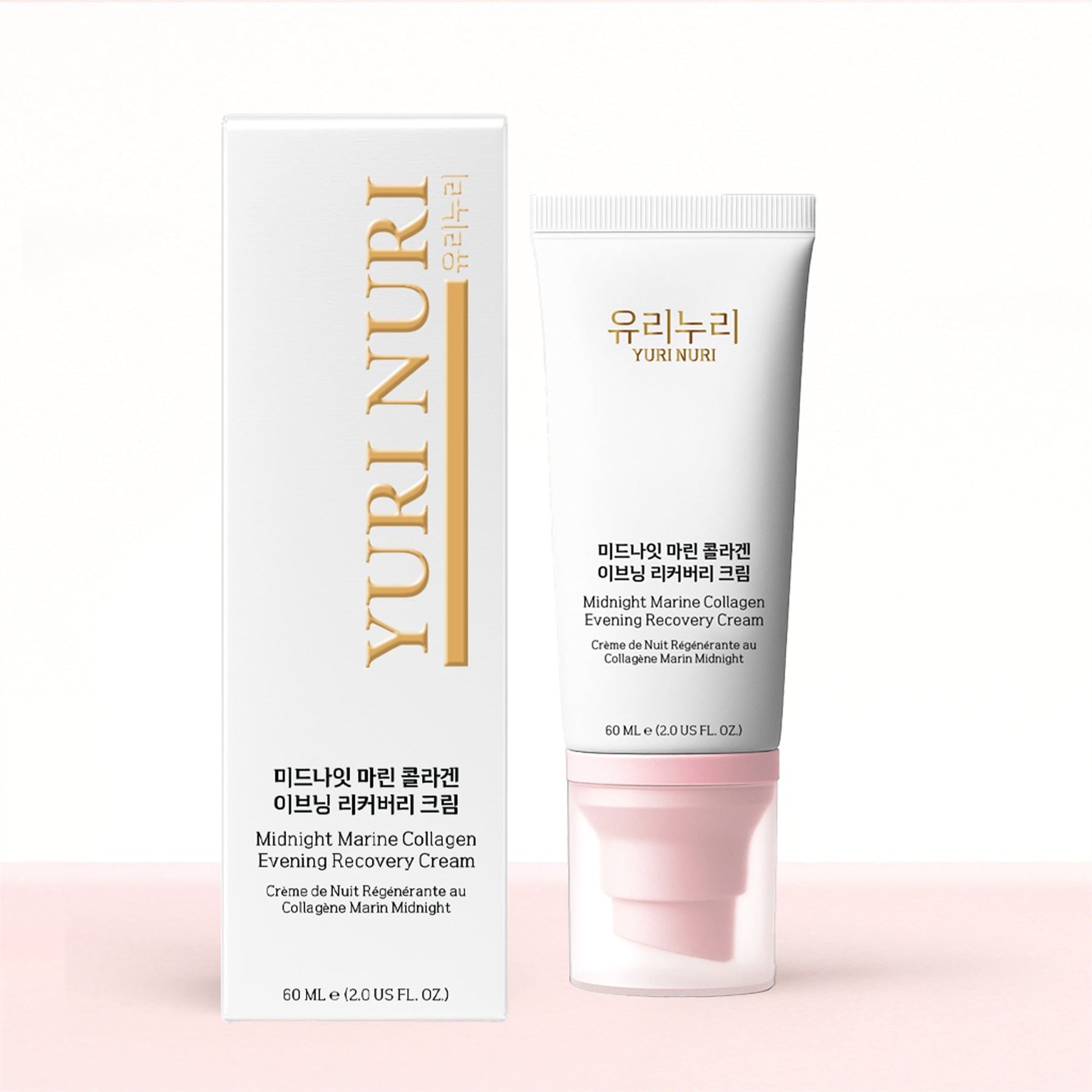 Yuri Nuri 유리누리 Midnight Marine Collagen Anti-Ageing Recovery Cream 60ml