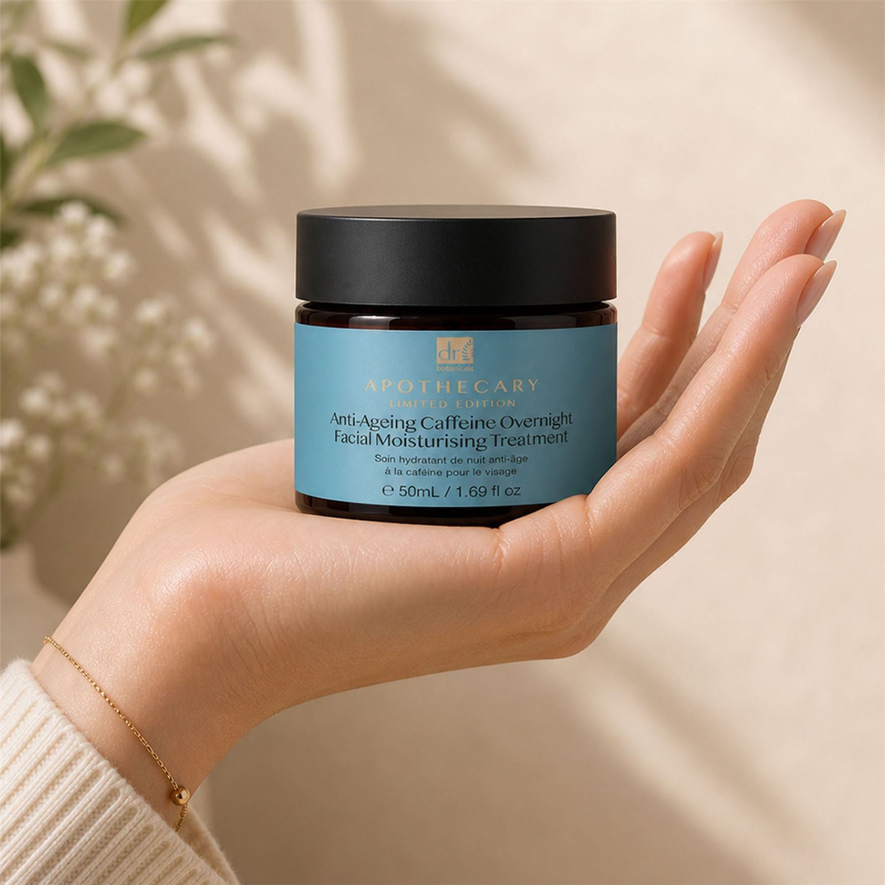 Anti-Ageing Caffeine Overnight Facial Moisturising Treatment 50ml - skinChemists