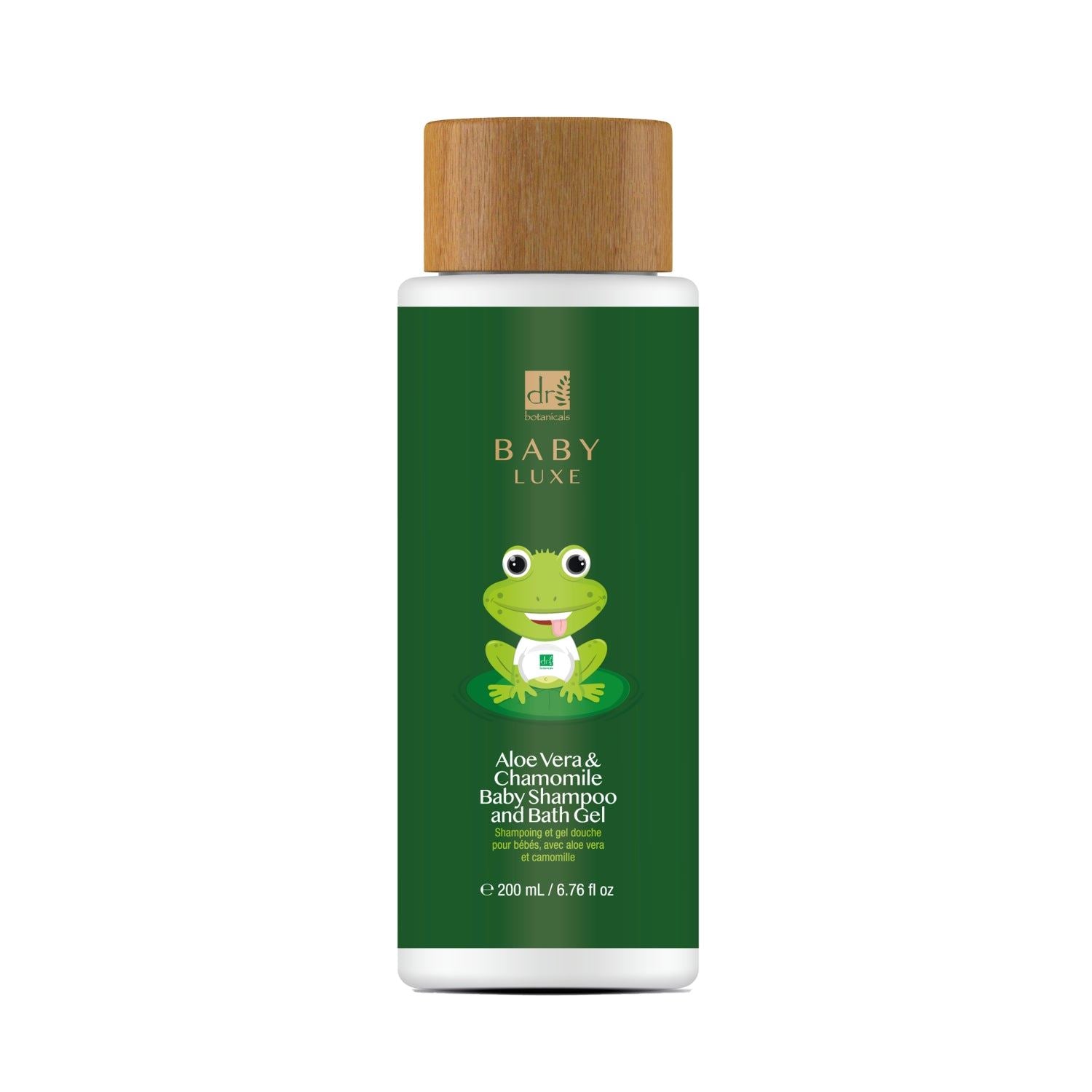 Dr Botanicals Baby Lux Aloe Vera & Chamomile Baby Shampoo & Bath Gel 200ml Twin Value Savings Pack - skinChemists