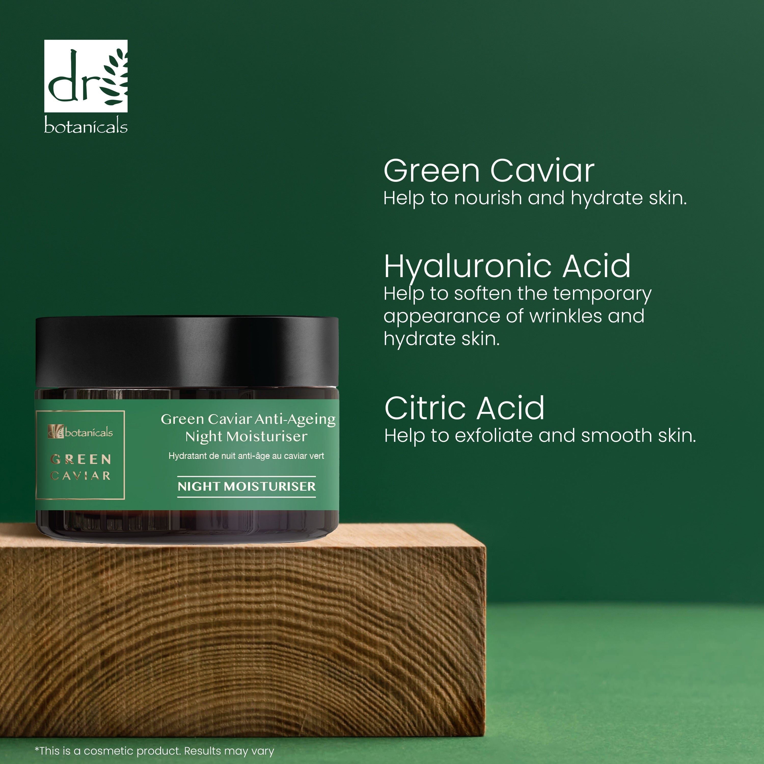 Green Caviar Night Cream & Mask - skinChemists