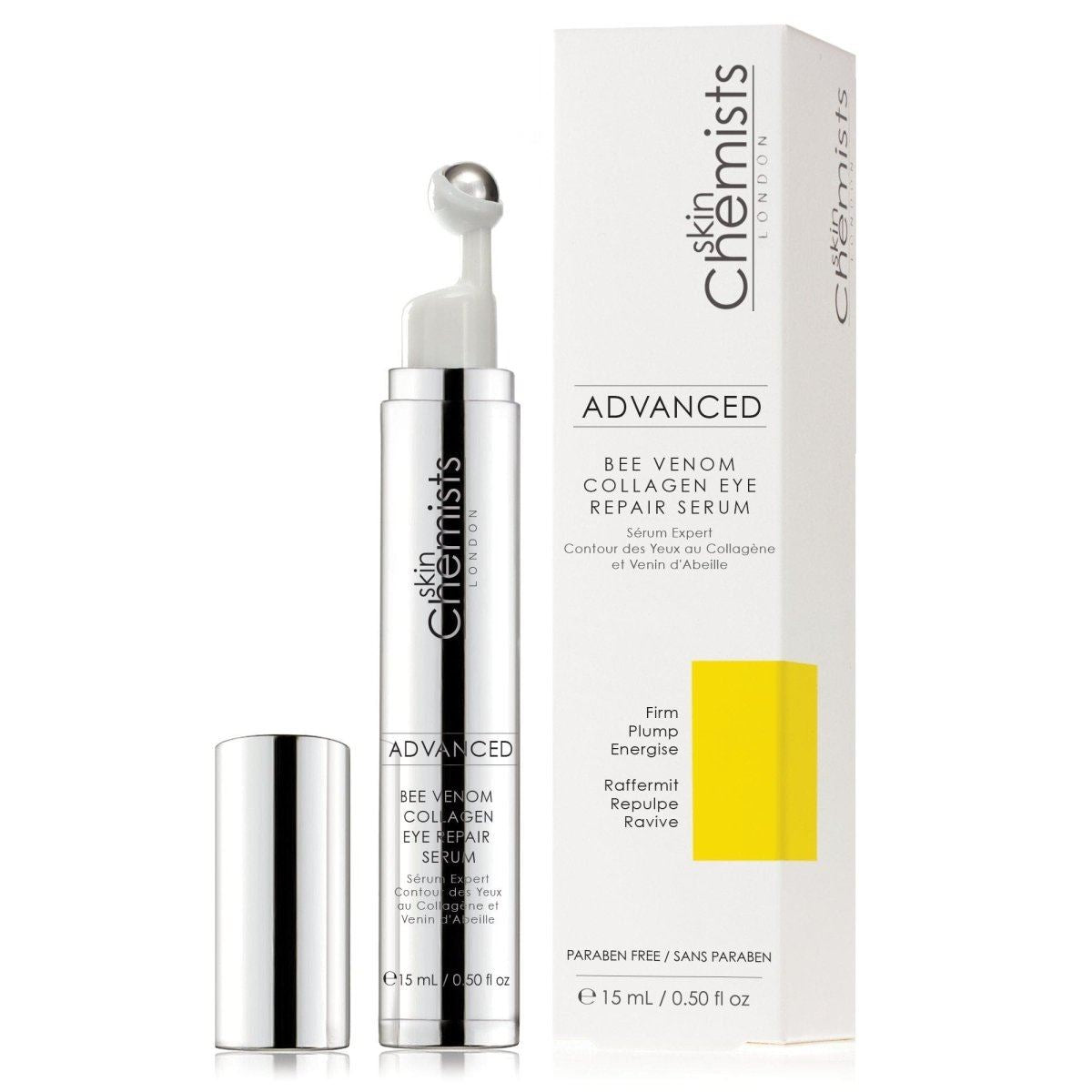 Sérum réparateur avancé pour les yeux au collagène et au venin d'abeille 15 ml