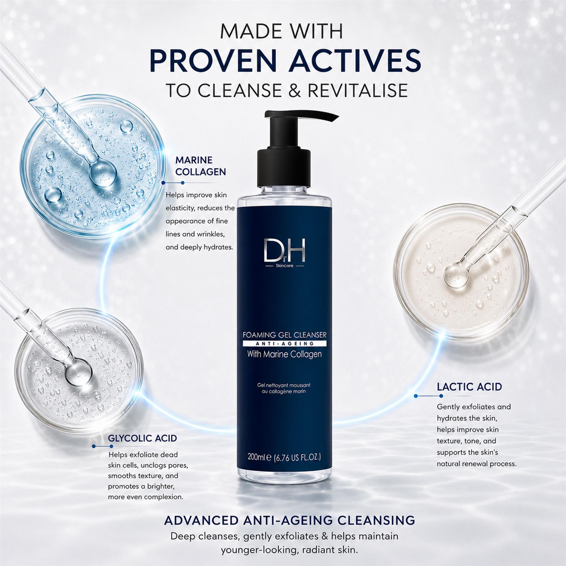 Foaming Gel Cleanser with Marine Collagen