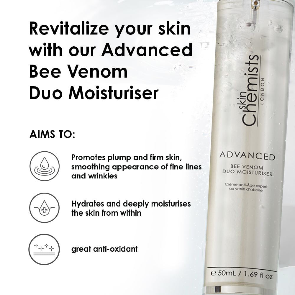skinChemists Advanced Bee Venom Duo Moisturiser 50ml Twin Value Savings Pack