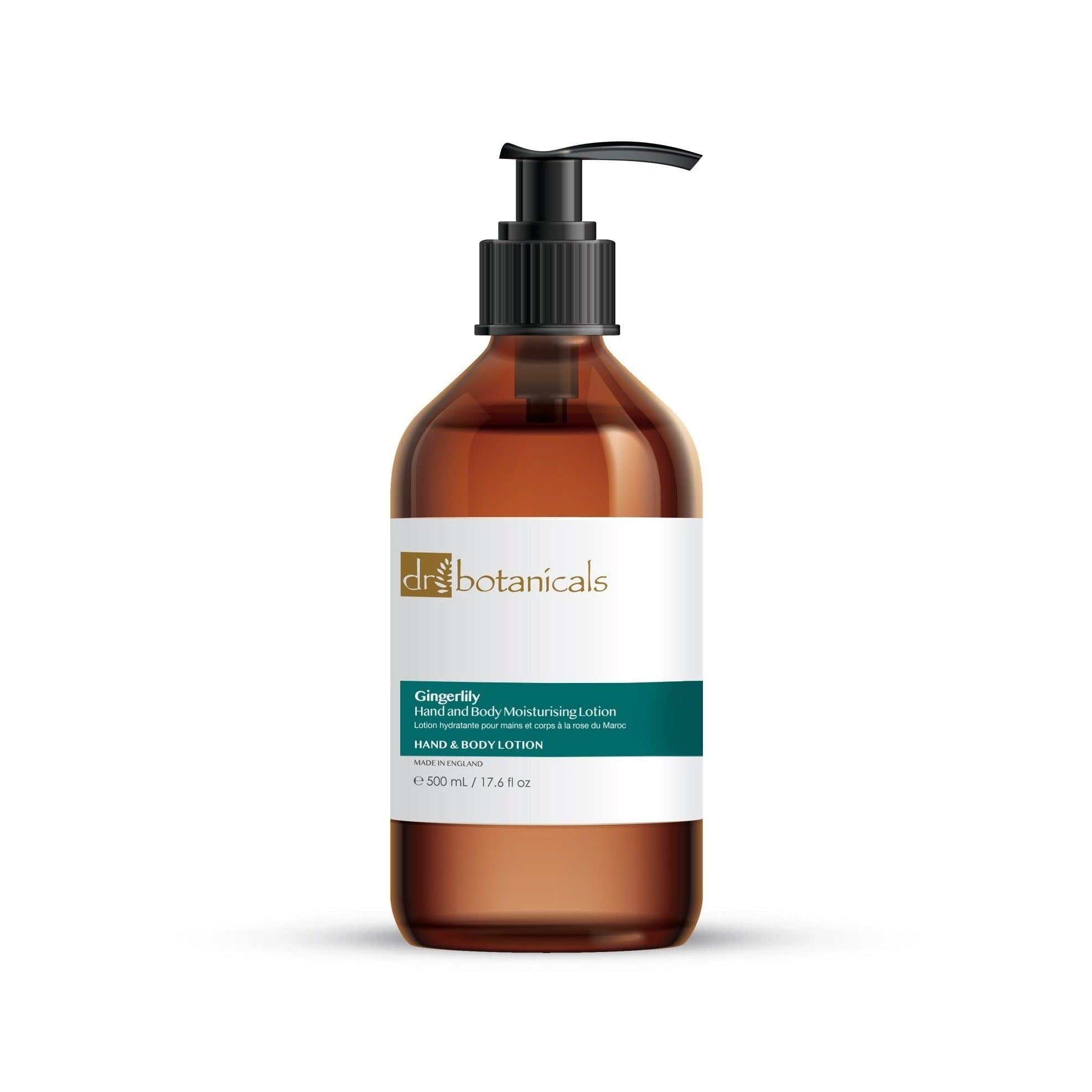 Dr Botanicals Gingerlily Hand & Body Moisturising Lotion 500ml Twin Value Savings Pack - skinChemists