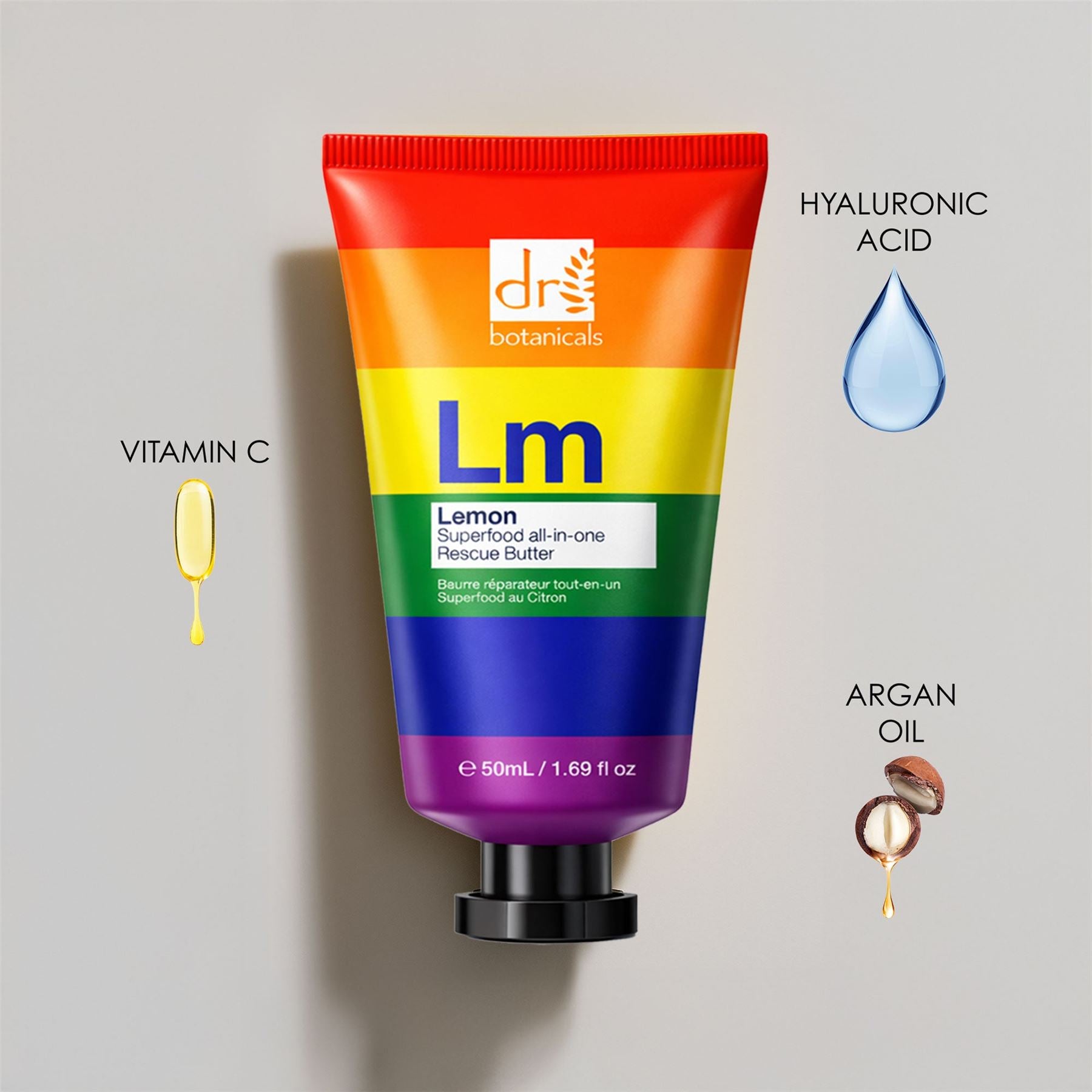 Pride Edition Lemon Superfood All-In-One Rescue Butter 50ml - skinChemists