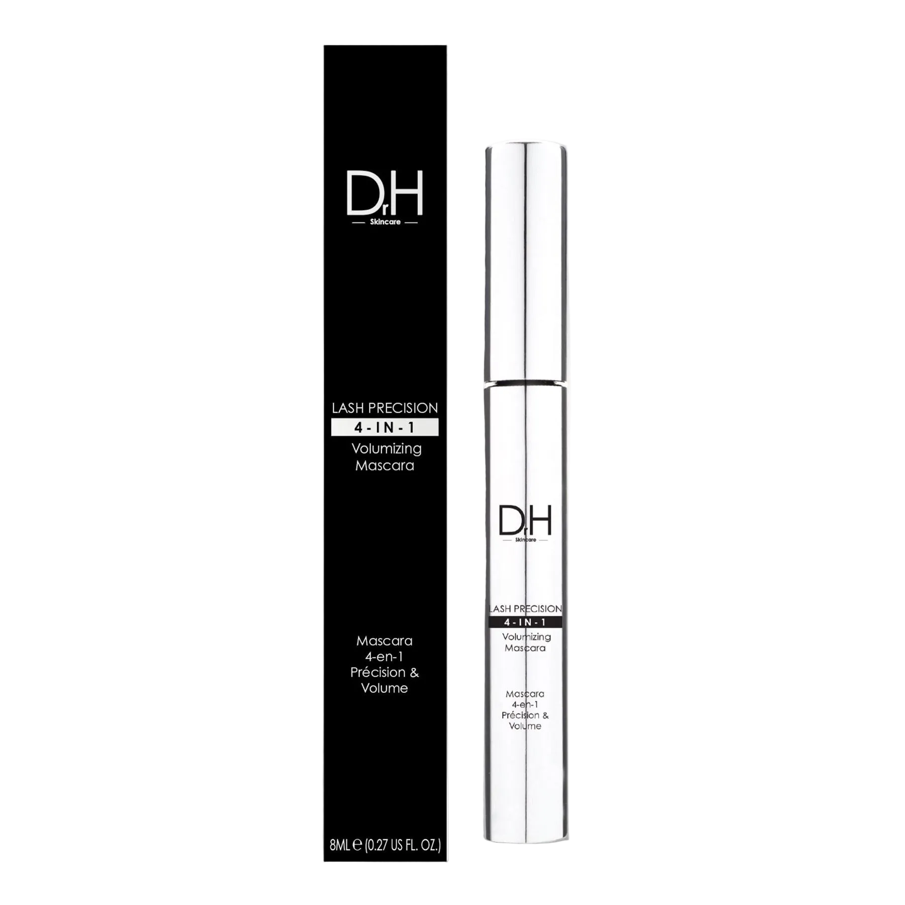 Dr.H mascara with packaging on a white background