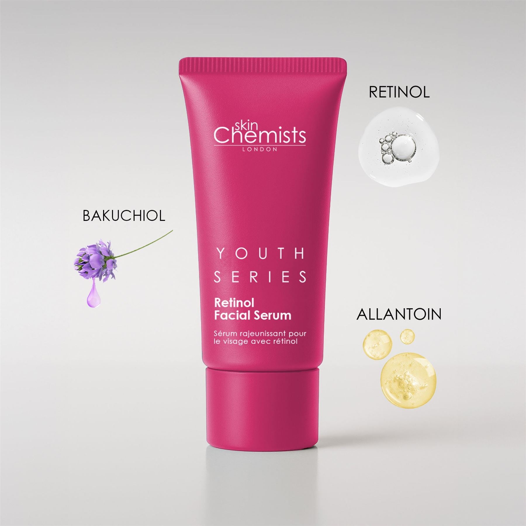 Retinol Bakuchiol Facial Serum 30ml - skinChemists