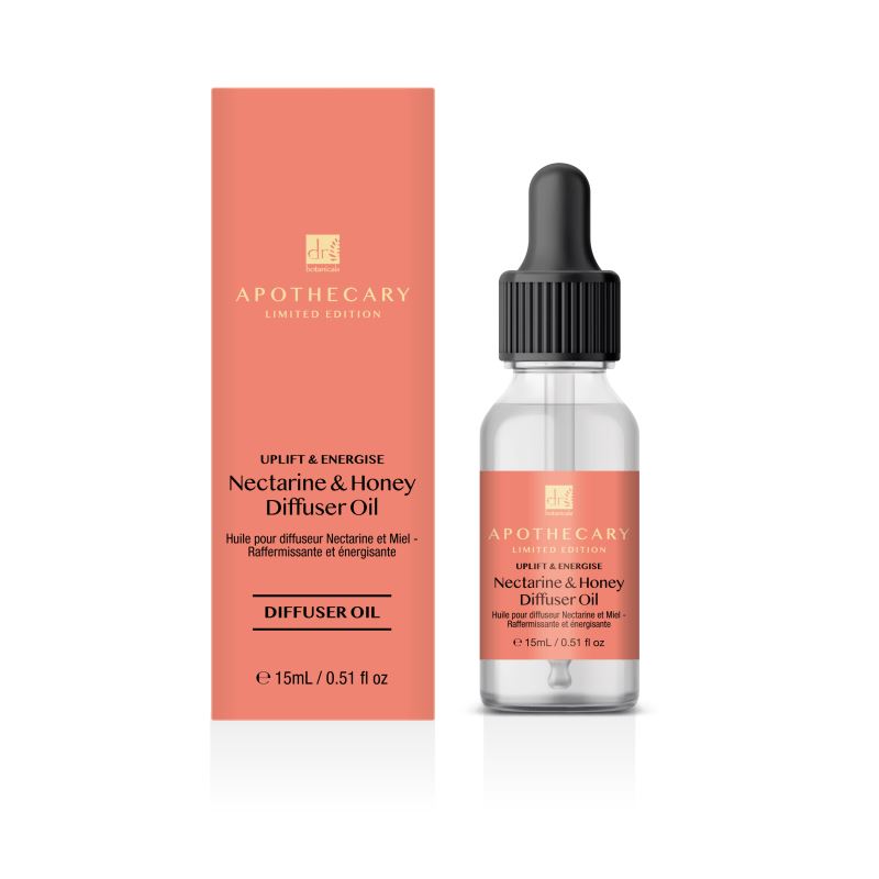 Wooden Aroma Diffuser + Oils Kit: English Pear, Bergamot & Rose, Nectarine & Honey - skinChemists