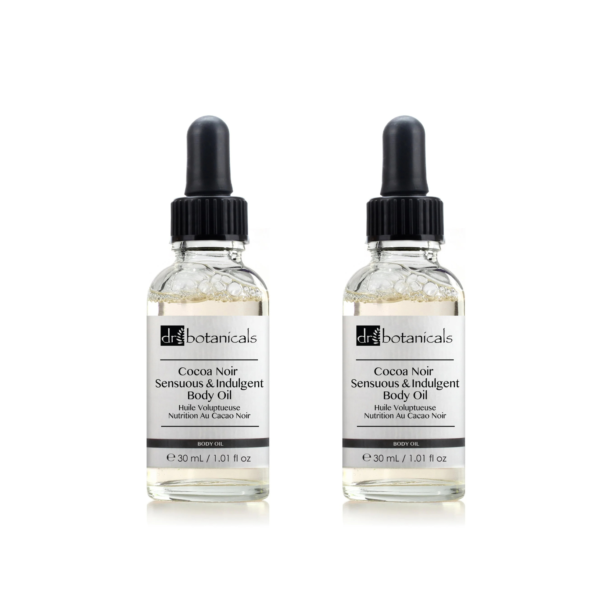 Dr Botanicals Cocoa Noir Sensuous & Indulgent Body Oil 30ml Twin Value Savings Pack - skinChemists