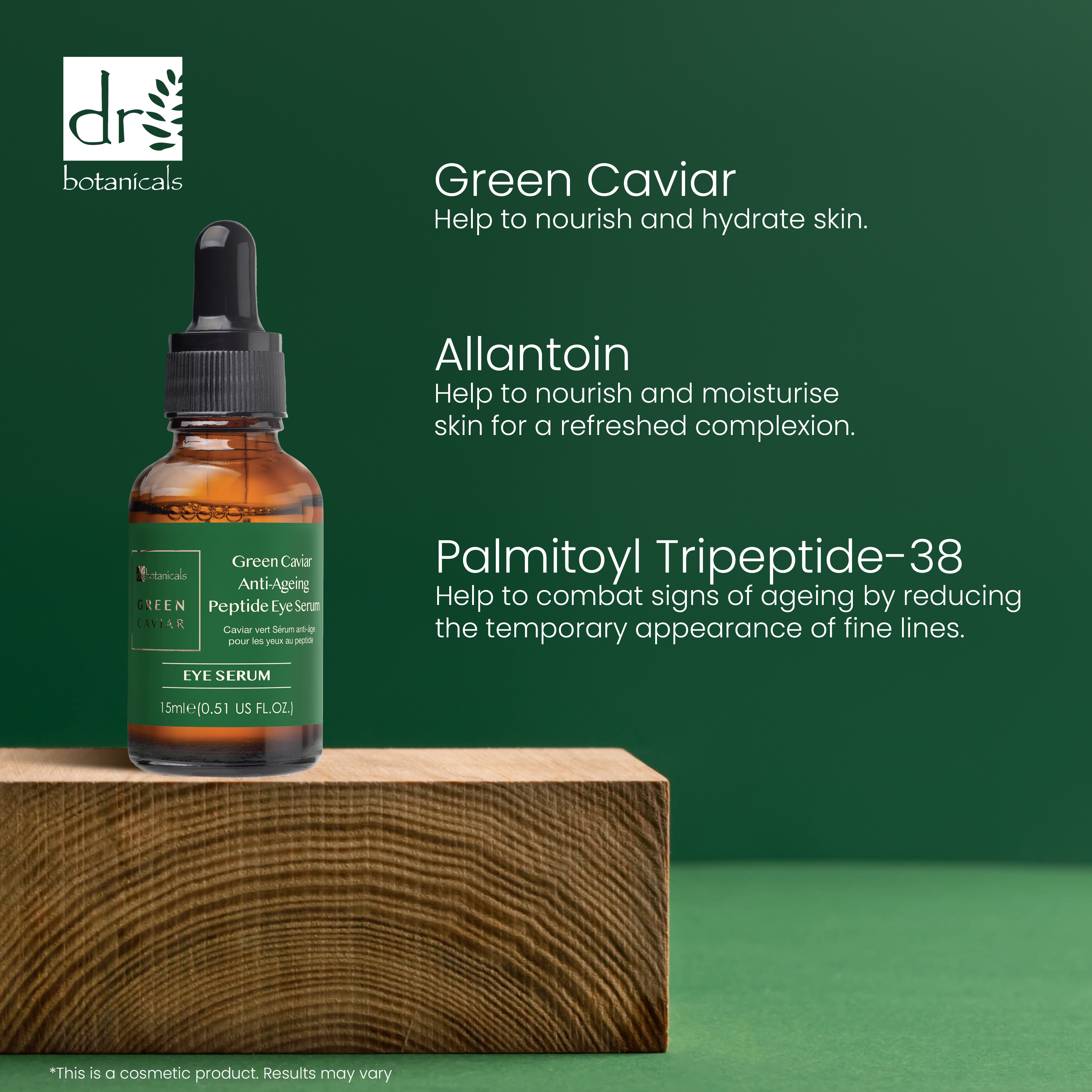 Green Caviar Anti-Ageing Peptide Eye Serum 15ml - skinChemists