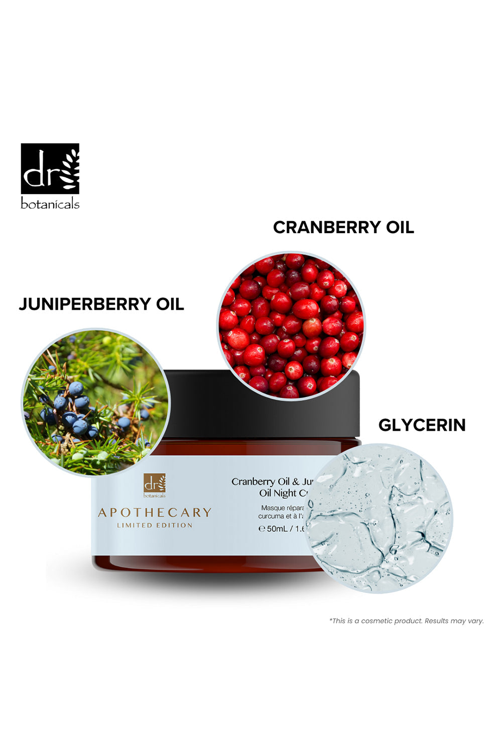 Cranberry Oil and Juniperberry Oil Night Cream + DB Charcoal and Zingy Fruits Mask Treatment - skinChemists