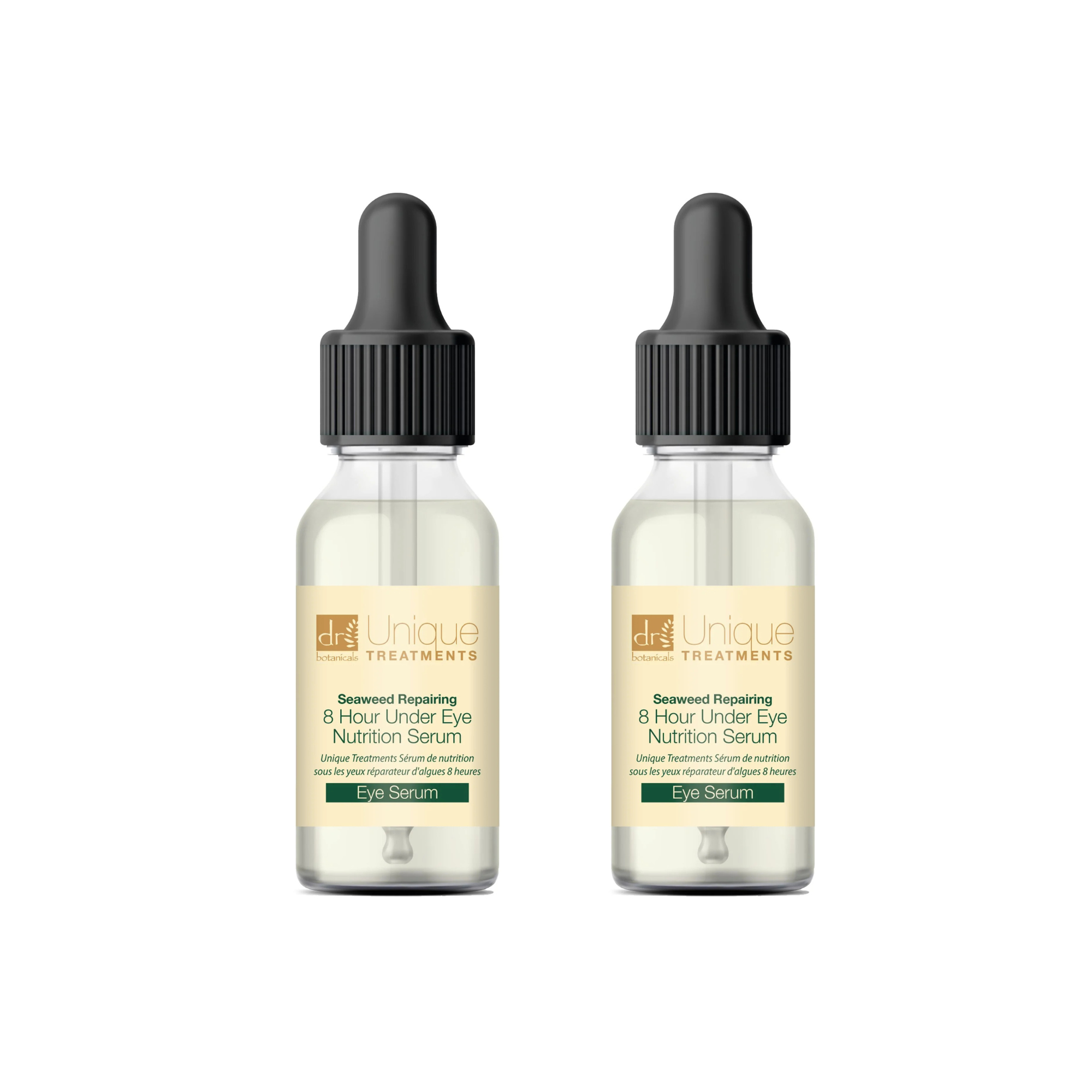 Dr Botanicals Unique Treatments Seaweed Repairing 8 Hour Under Eye Nutrition Serum 15ml Twin Value Savings Pack - skinChemists