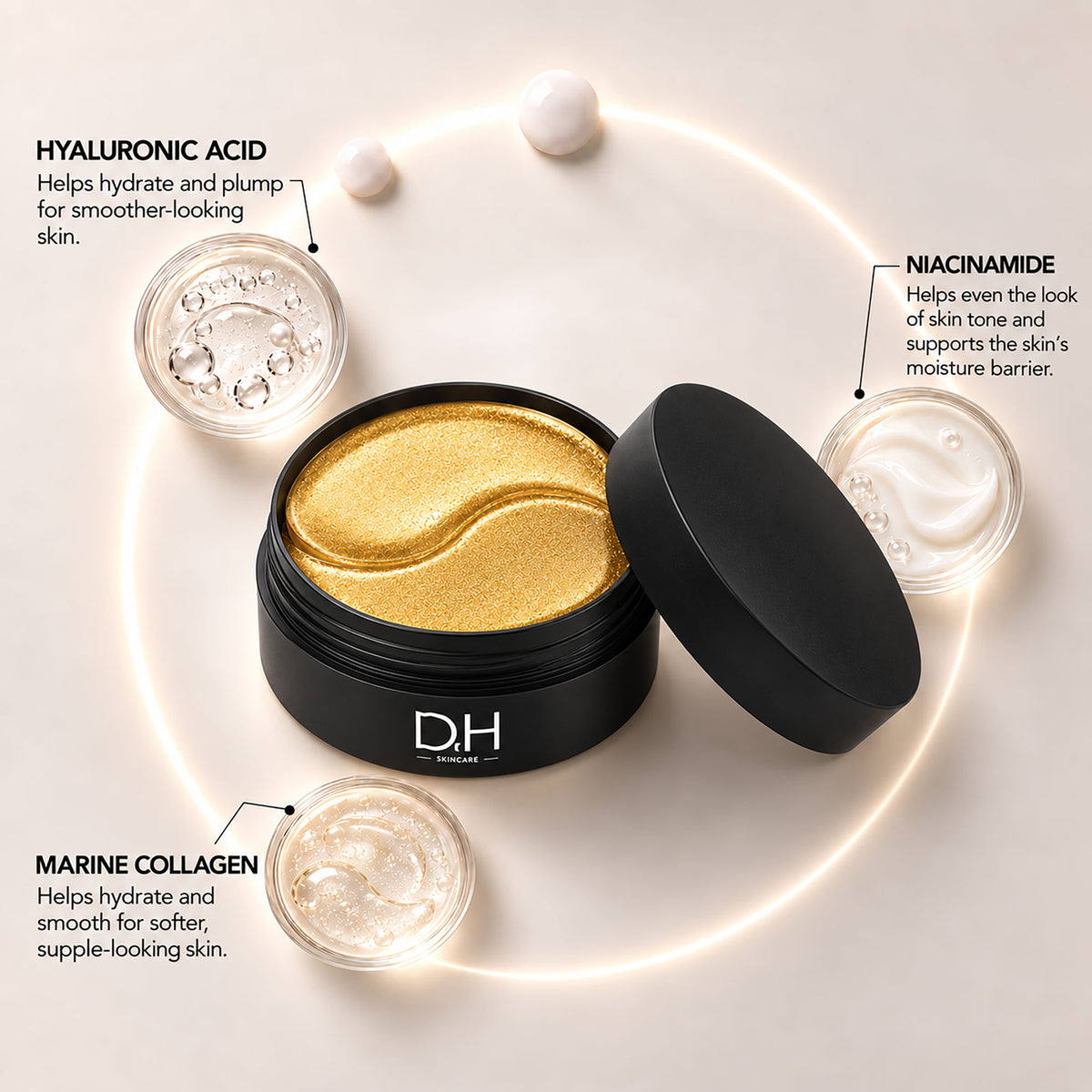 Firming Marine Collagen Hydrogel Eye Mask (21 Pairs)