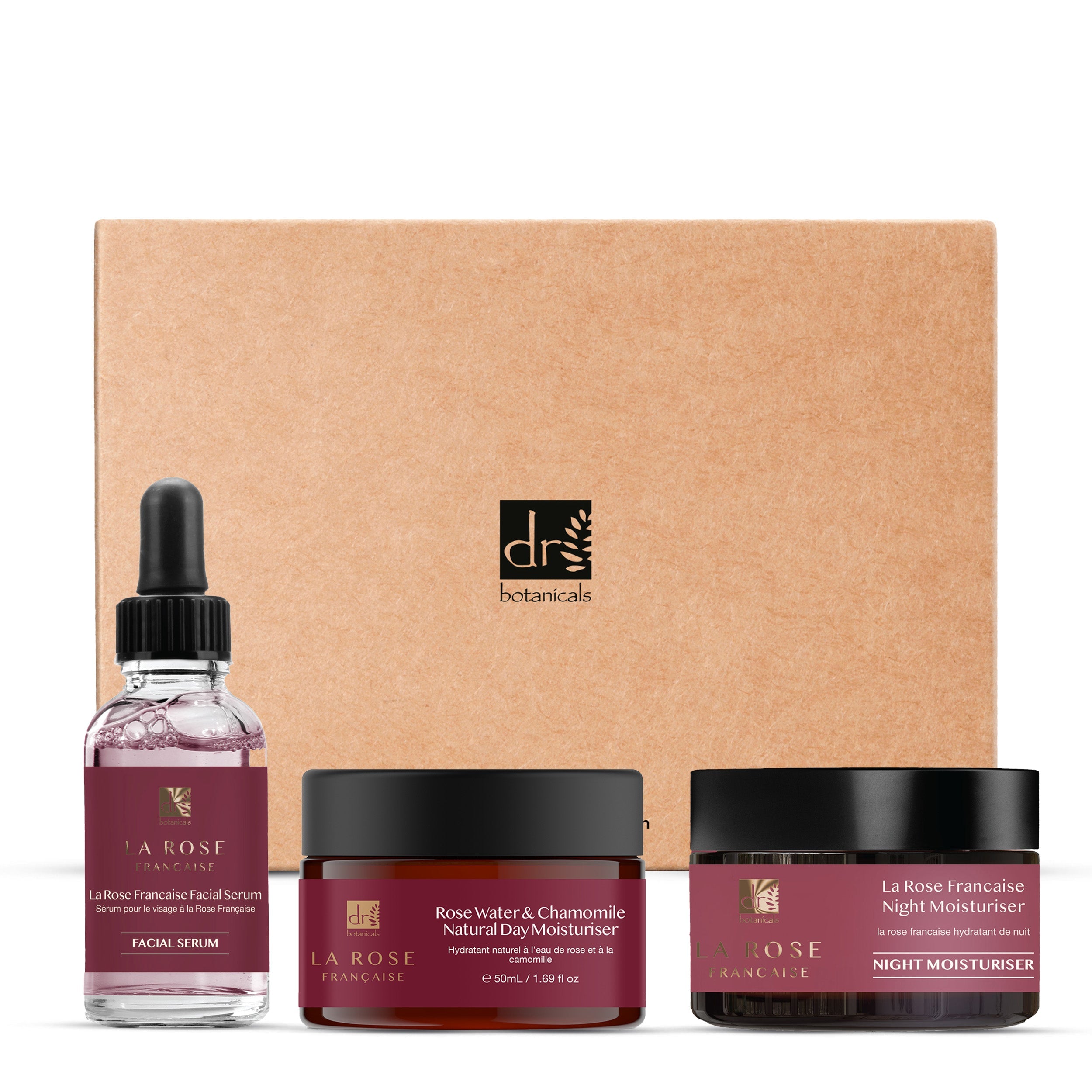 DB  La Rose Française - Day Moisturiser, Night Moisturiser and Facial Serum - skinChemists