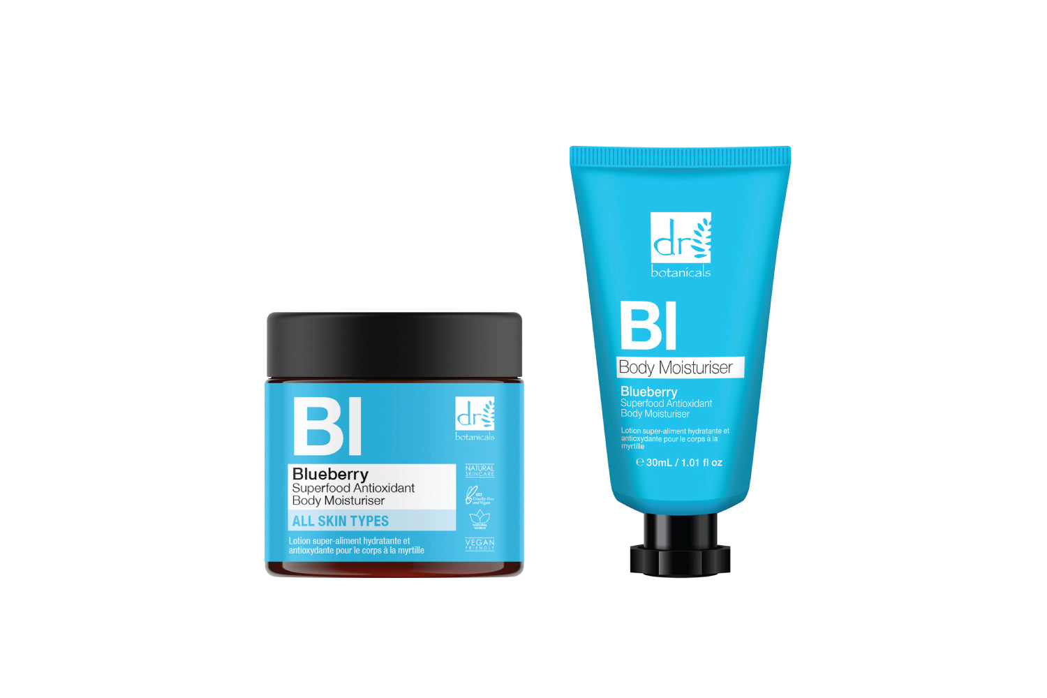 Blueberry Superfood Antioxidant Body Moisturiser Duo - skinChemists