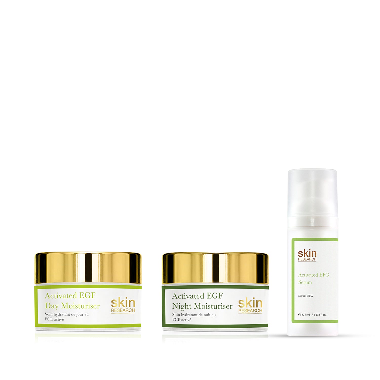 K3 Skin Research EGF Day & Night Moisturiser, Facial Serum - skinChemists