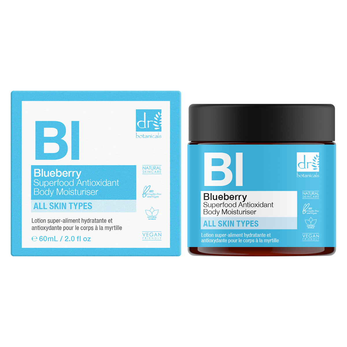 Blueberry Superfood Antioxidant Body Moisturiser Duo - skinChemists
