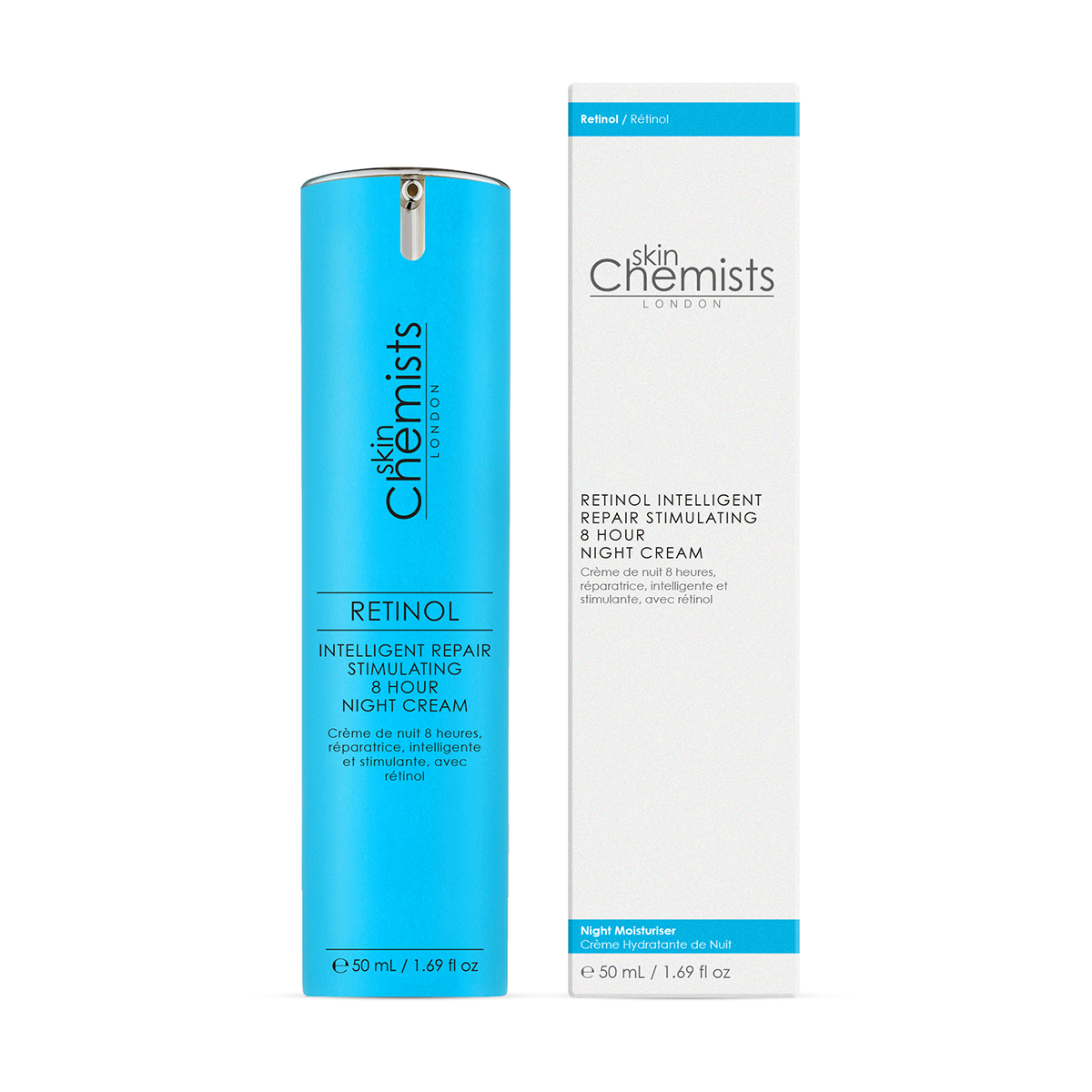 SC Retinol Intelligent Repair Night Cream and Eye Serum - skinChemists
