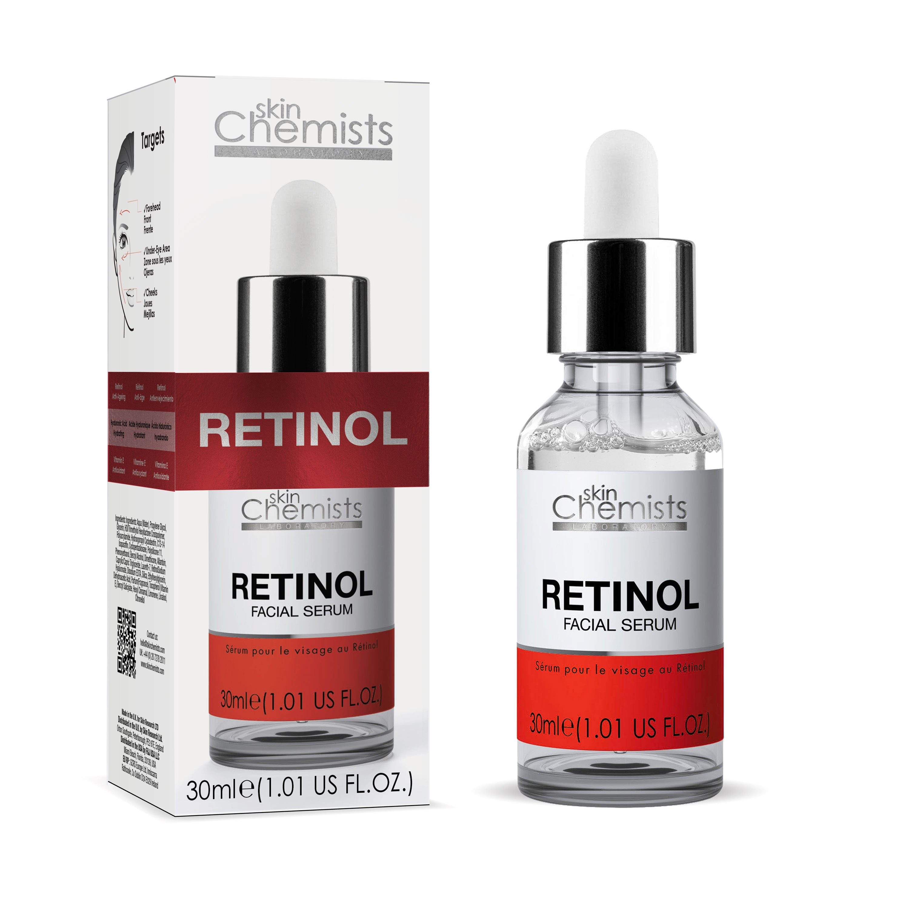 skinChemists Anti-Aging Retinol Facial Serum 30ml - skinChemists