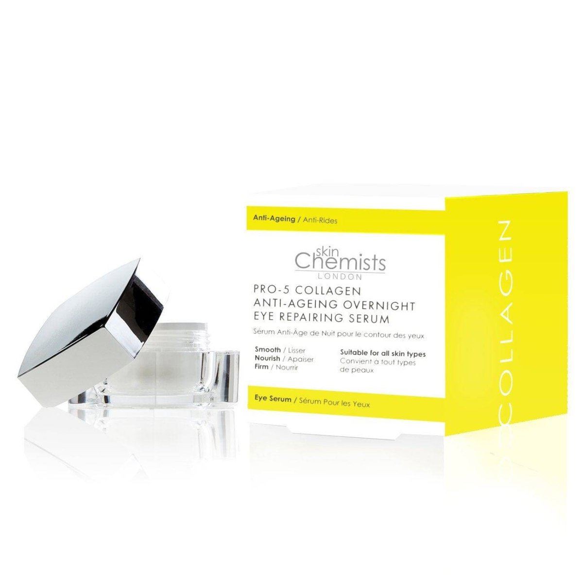 Pro-5 Collagen Anti-Ageing Overnight Eye Repairing Serum 10ml