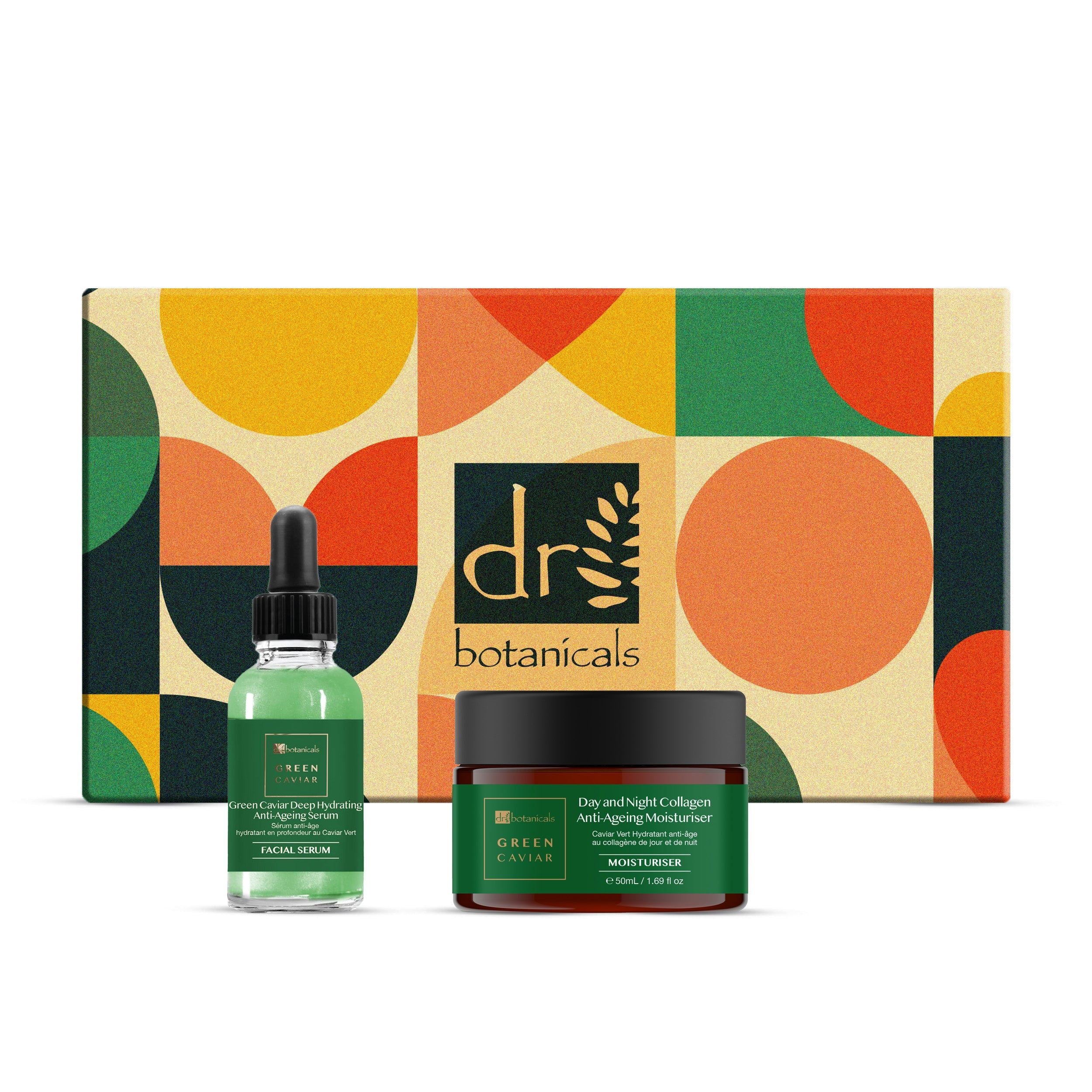Dr Botanicals Green Caviar Anti-Ageing Moisturiser & Serum Kit - skinChemists