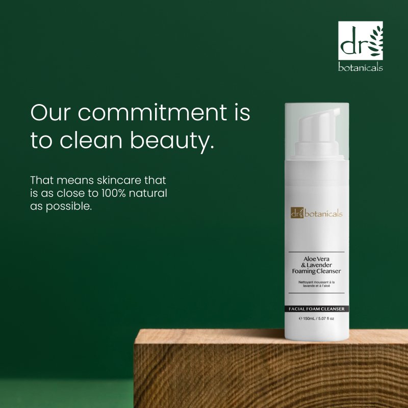 Aloe Vera & Lavender Facial Foaming Cleanser 150ml - skinChemists