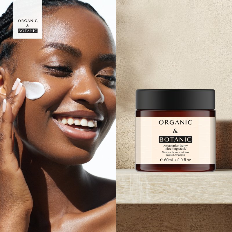 Amazonian Berry Overnight Sleeping Mask - 60ml - Deeply Hydrating, Brightening, & Revitalizing with Vitamin C & Plant Extracts for Radiant Skin - skinChemists