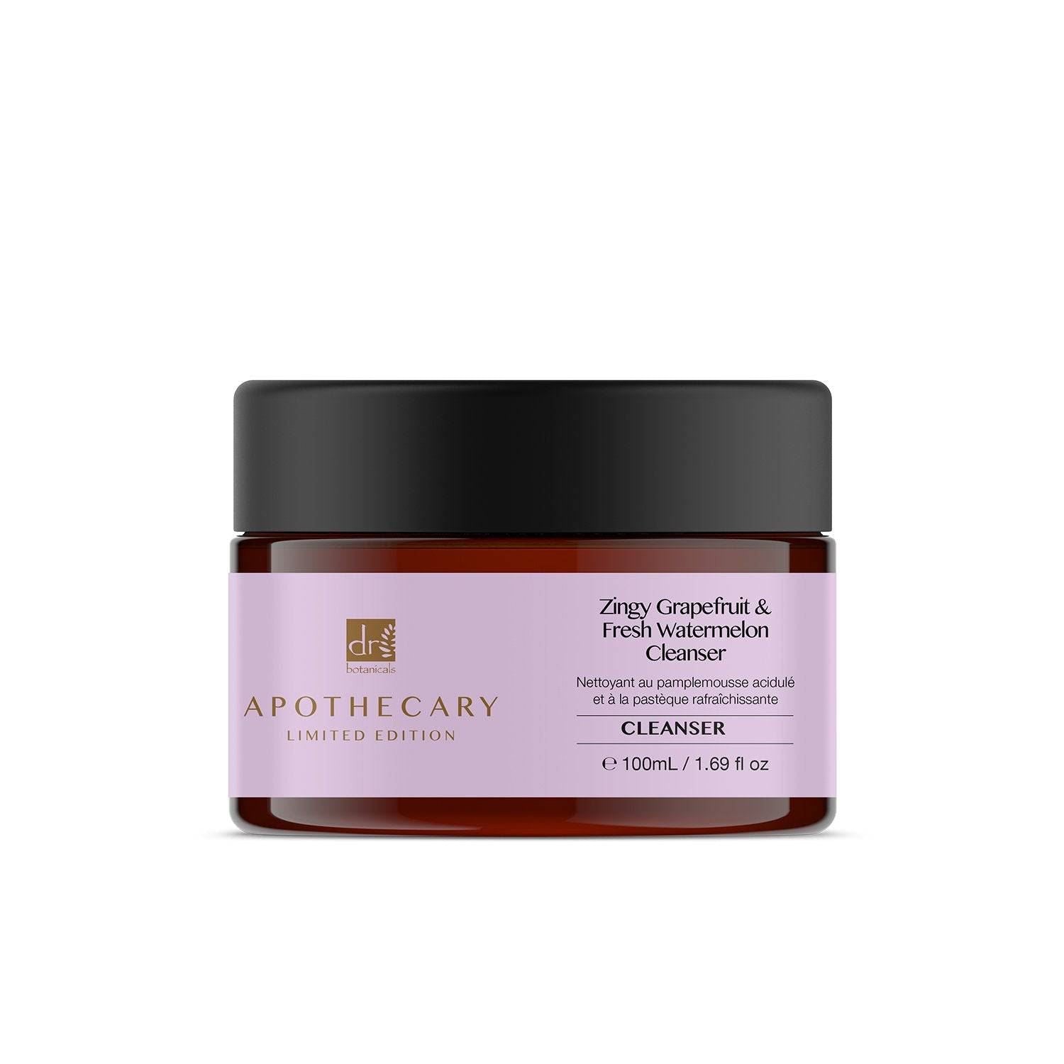 Dr Botanicals Zingy Grapefruit & Fresh Watermelon Cleanser 100ml Twin Value Savings Pack - skinChemists