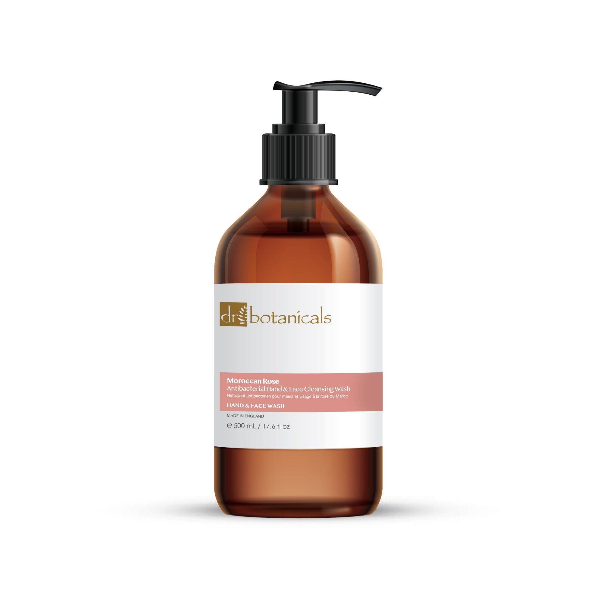 DB Moroccan Rose Antibacterial Hand & Face Cleansing Wash and Hand and Body Moisturising Lotion - skinChemists
