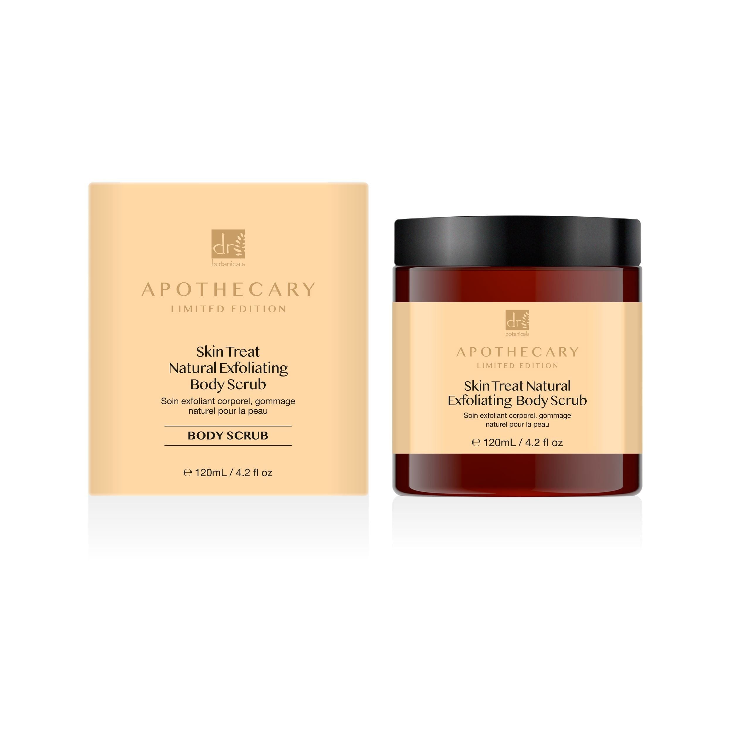 Dr Botanicals Skin Treat Natural Exfoliating Body Scrub 120ml Twin Value Savings Pack - skinChemists
