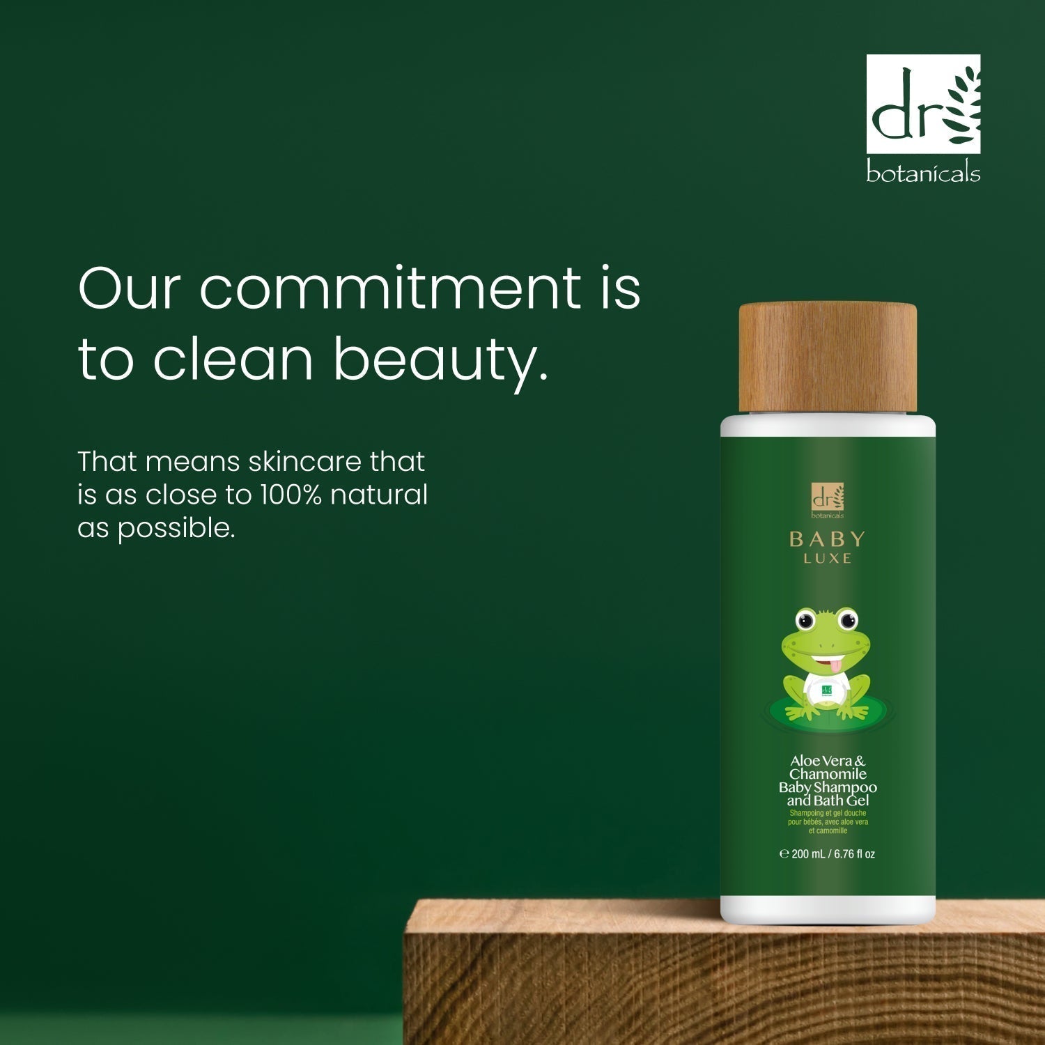 Dr Botanicals Baby Lux Aloe Vera & Chamomile Baby Shampoo & Bath Gel 200ml Twin Value Savings Pack - skinChemists