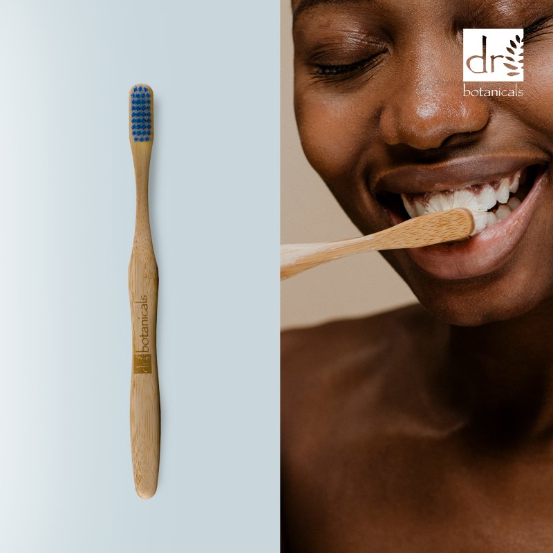 Bamboo Toothbrush Blue - skinChemists