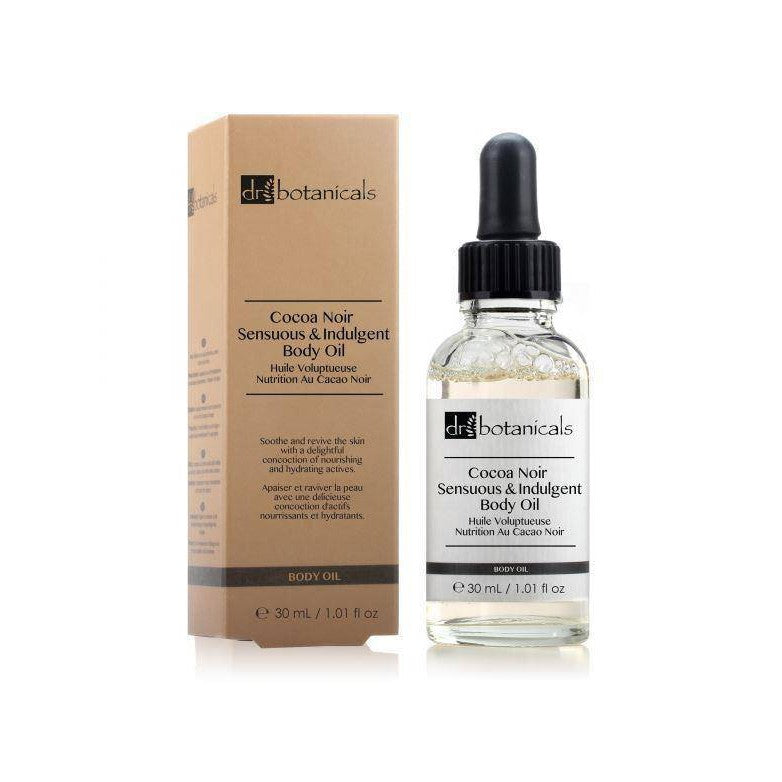 Dr Botanicals Cocoa Noir Sensuous & Indulgent Body Oil 30ml Twin Value Savings Pack - skinChemists