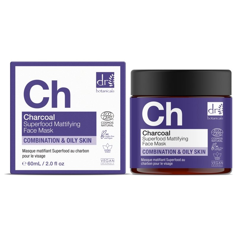 Charcoal Superfood Mattifying Face Mask 60ml - skinChemists
