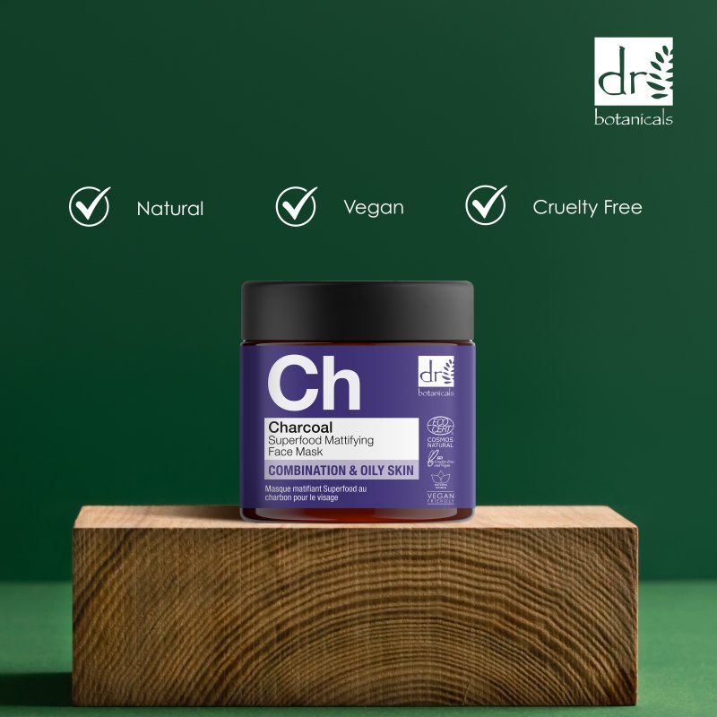 Charcoal Superfood Mattifying Face Mask 60ml - skinChemists