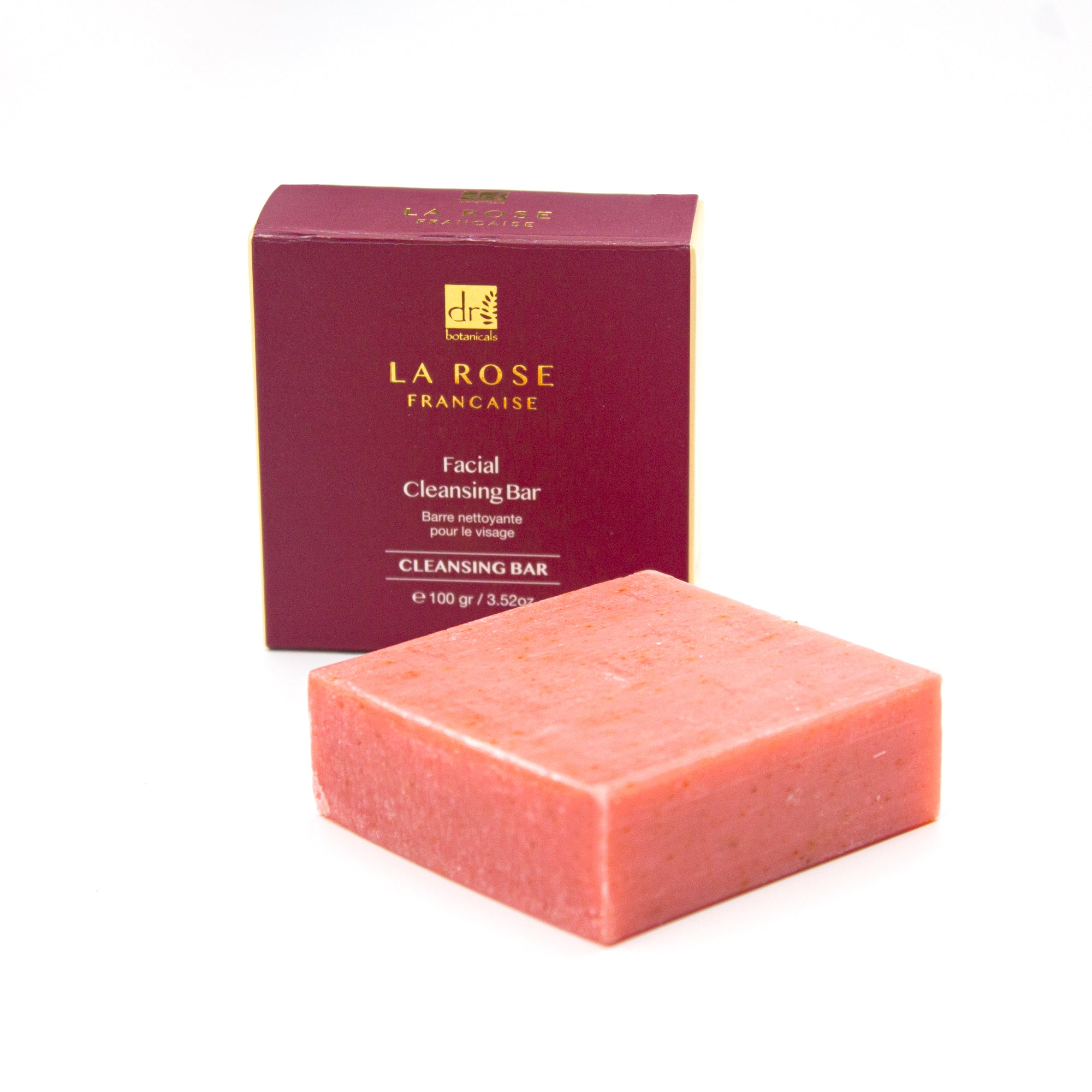Dr Botanicals La Rose Francaise Facial Cleansing Bar 100g Twin Value Savings Pack - skinChemists