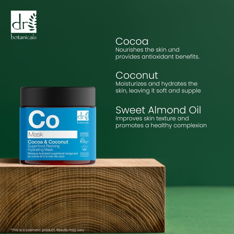 Cocoa & Coconut Superfood Reviving Hydrating Mask 60ml - skinChemists