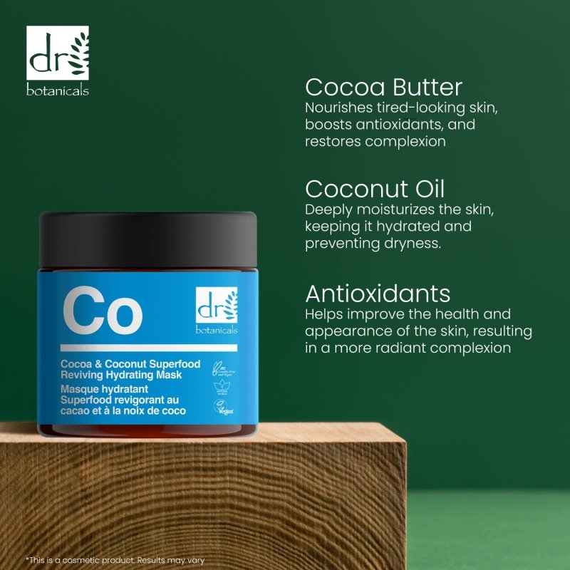Cocoa & Coconut Superfood Reviving Hydrating Mask 60ml - skinChemists