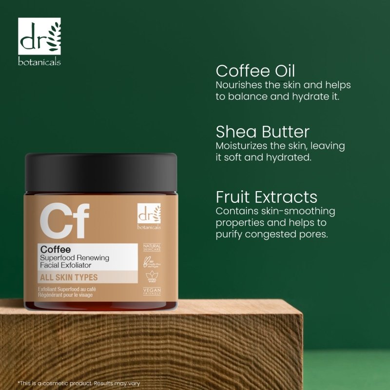 Coffee Superfood Renewing Facial Exfoliator 60ml - skinChemists