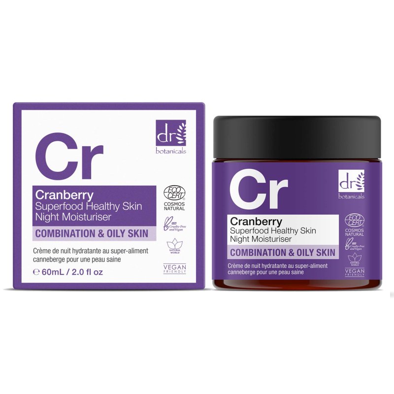 Cranberry Night Moisturiser 60ml - skinChemists
