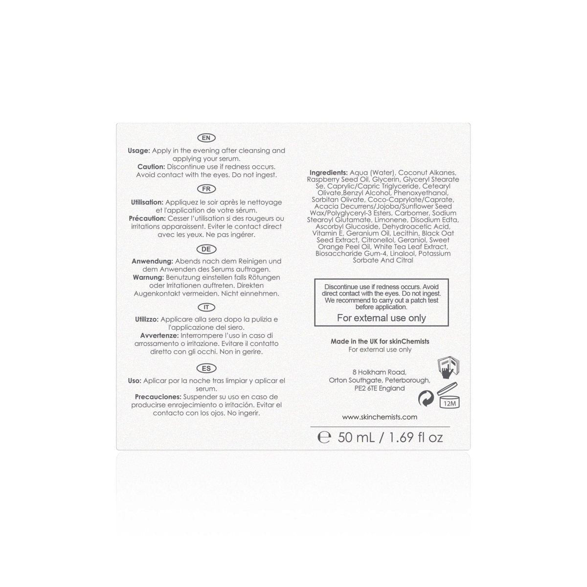 Pro-5 Collagen Anti-Ageing Anti-Oxidising Night Moisturiser 50ml - skinChemists