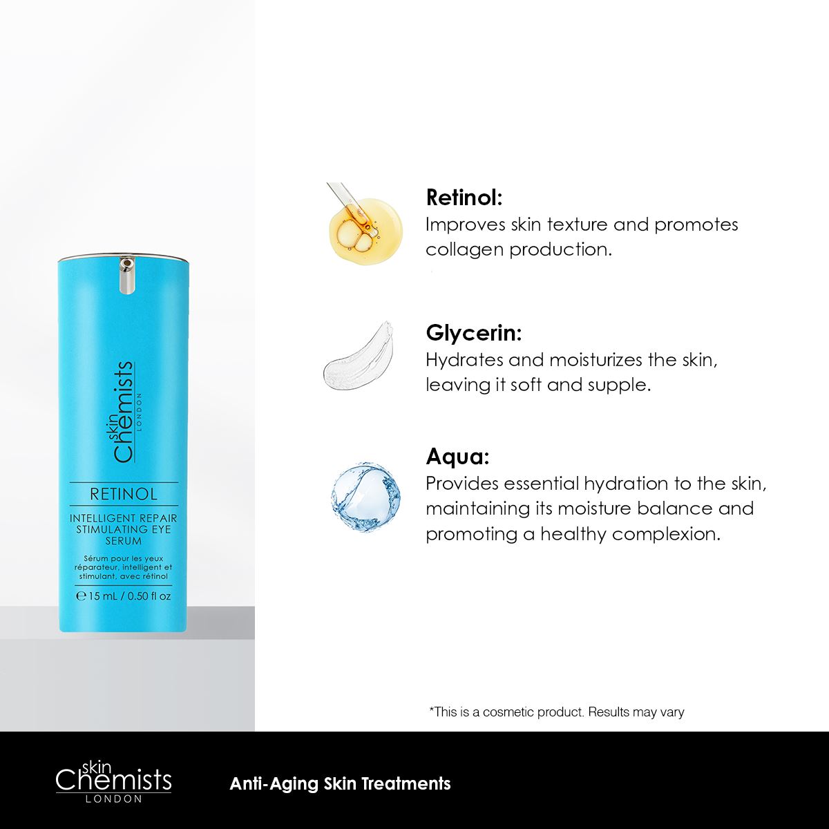 SC Retinol Intelligent Repair Night Cream and Eye Serum - skinChemists