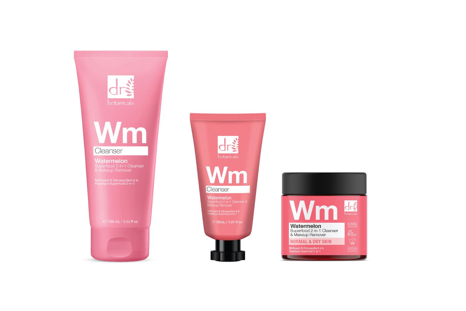 Watermelon Superfood 2-in-1 Cleanser & Makeup Remover Trio - skinChemists