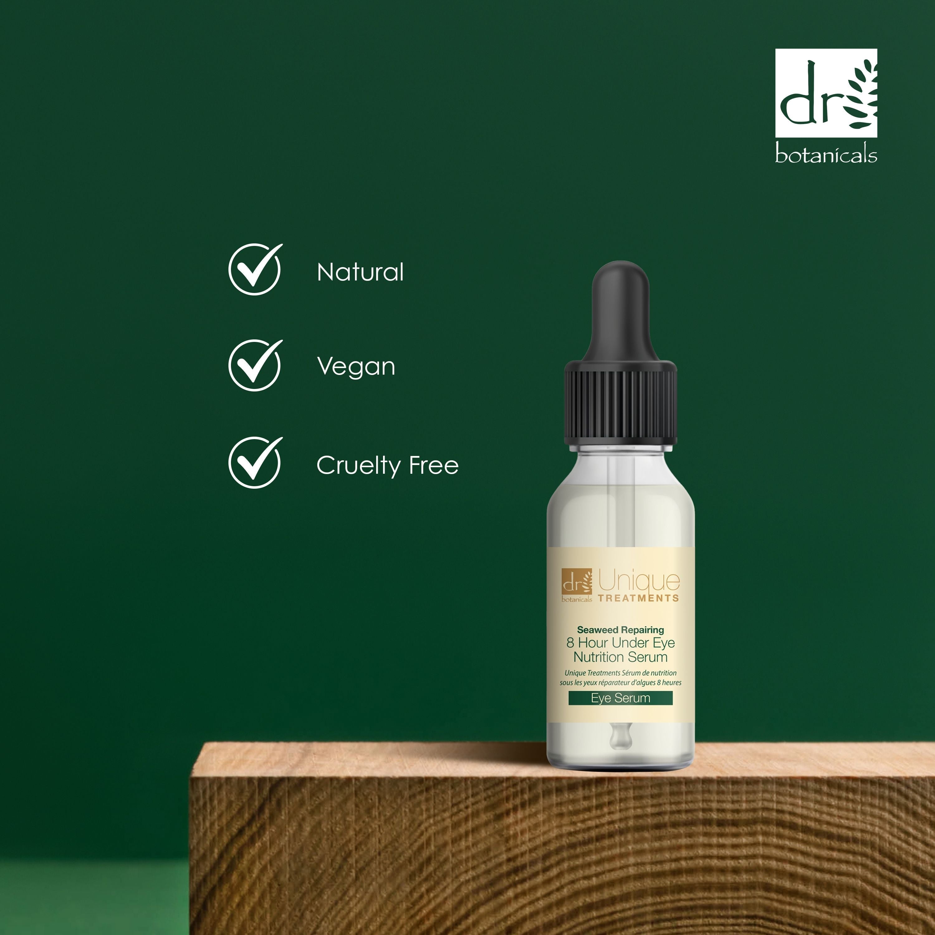 Dr Botanicals Unique Treatments Seaweed Repairing 8 Hour Under Eye Nutrition Serum 15ml Twin Value Savings Pack - skinChemists