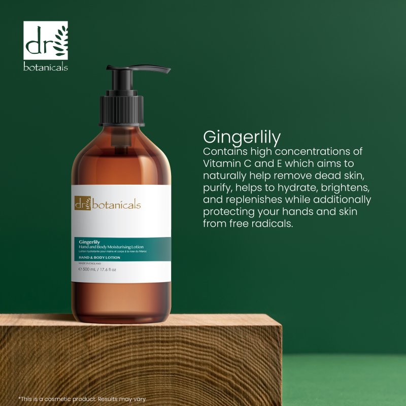 Gingerlily Hand & Body Moisturising Lotion 500ml - skinChemists