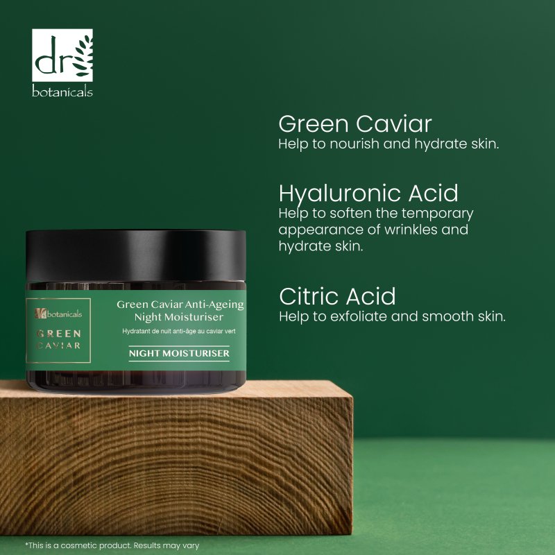 Green Caviar & Argan Oil Anti-Oxidant Anti-Ageing Night Cream 50ml - skinChemists