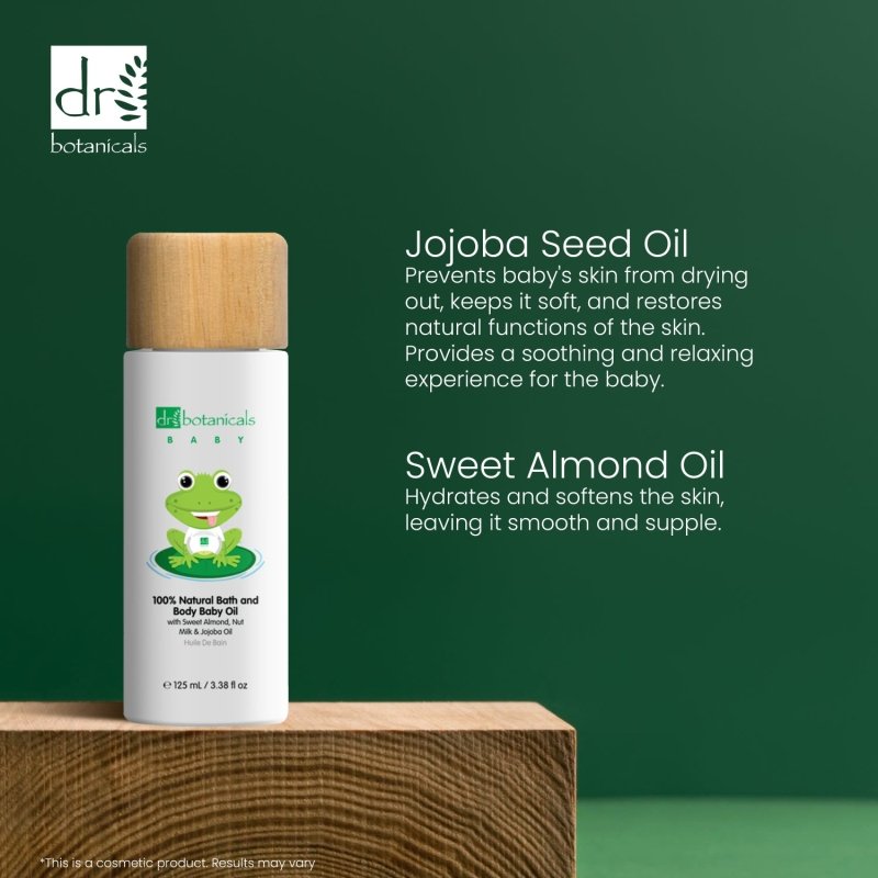 Jojoba Seed Oil Relaxing Baby Body Oil 125ml - skinChemists