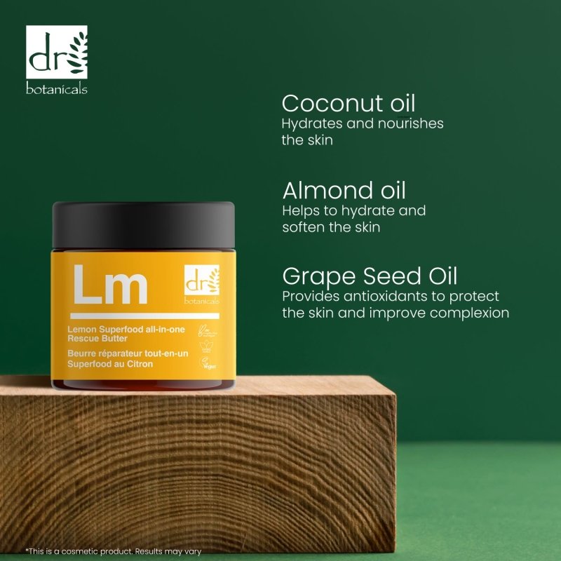 Lemon Superfood All-In-One Rescue Butter 60ml - skinChemists